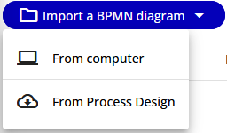 BPMN diagram import